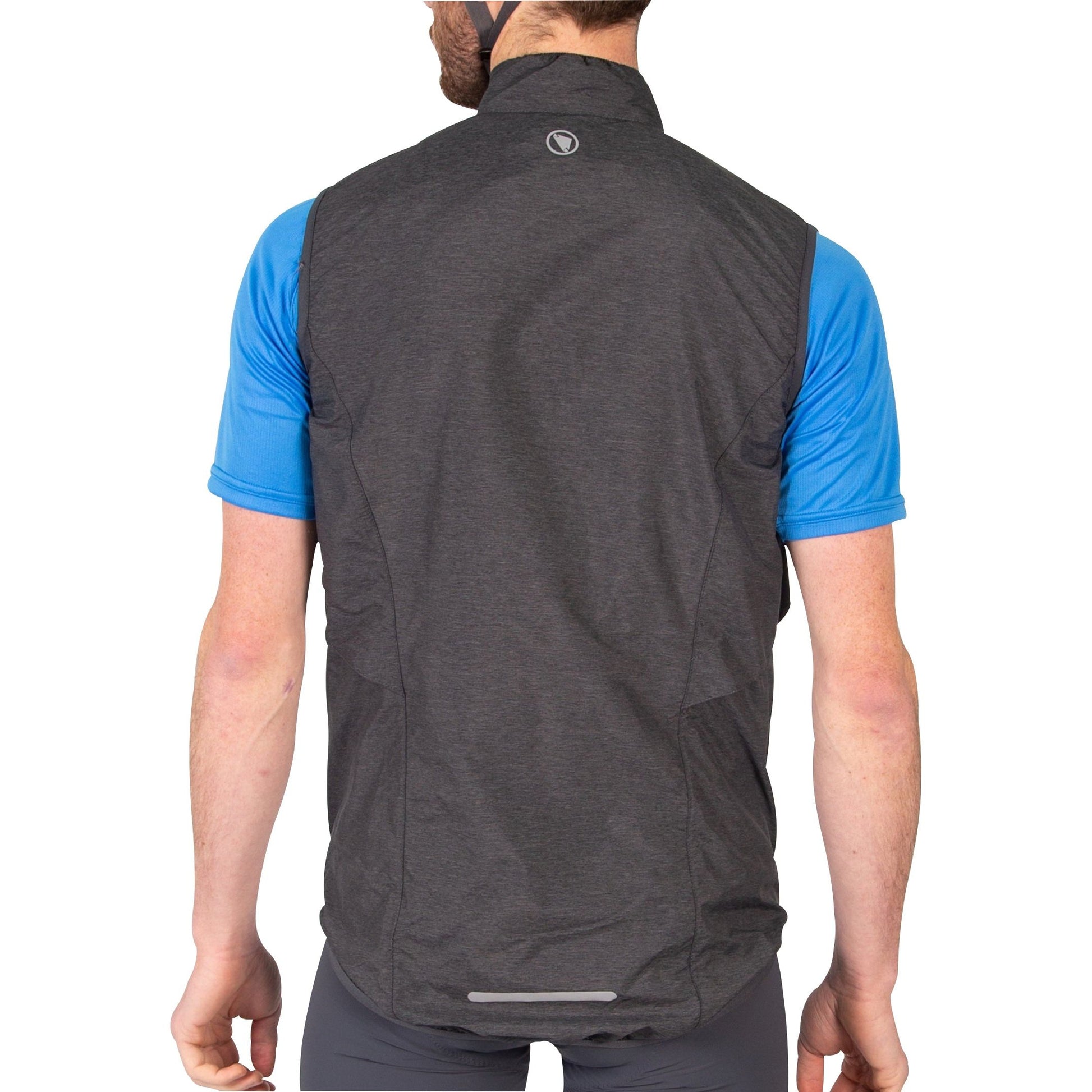 Endura Pakagilet Mens Gilet E9151Bk Back View