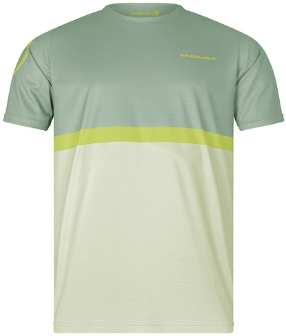 Endura SingleTrack Core II Short Sleeve Mens Cycling Jersey - Green