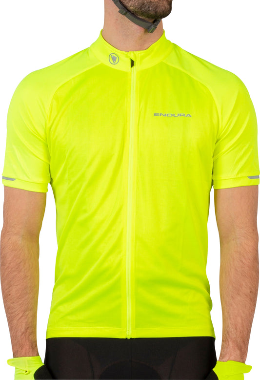 Endura Xtract II Short Sleeve Mens Cycling Jersey - Yellow