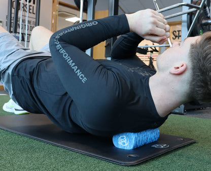 Fitness Mad 20cm Foam Roller - Blue