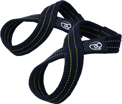 Fitness Mad Figure 8 Lifting Straps - Black