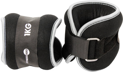 Fitness Mad Neo Wrist & Ankle Weights 1kg