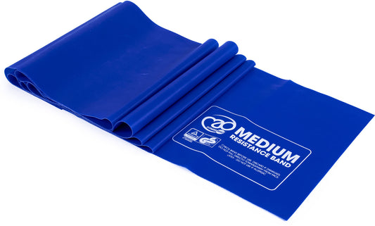Fitness Mad Resistance Band Medium & User Guide Blue