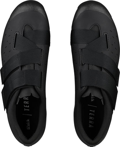 Fizik X4 Terra Powerstrap Mens Road Cycling Shoes - Black