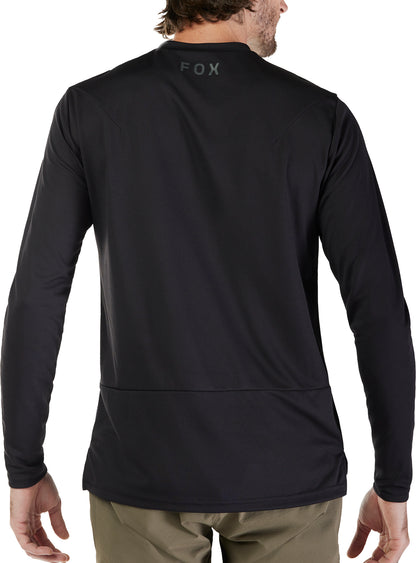 Fox Ranger Fox Head Long Sleeve Mens Cycling Jersey - Black