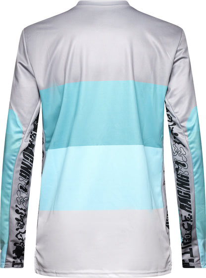 Fox Ranger Grid Long Sleeve Mens Cycling Jersey - Grey