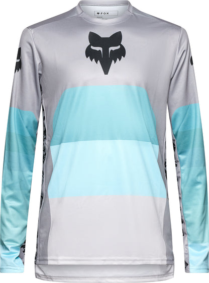 Fox Ranger Grid Long Sleeve Mens Cycling Jersey - Grey