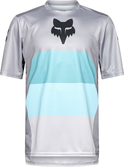 Fox Ranger Grid Short Sleeve Mens Cycling Jersey - Grey