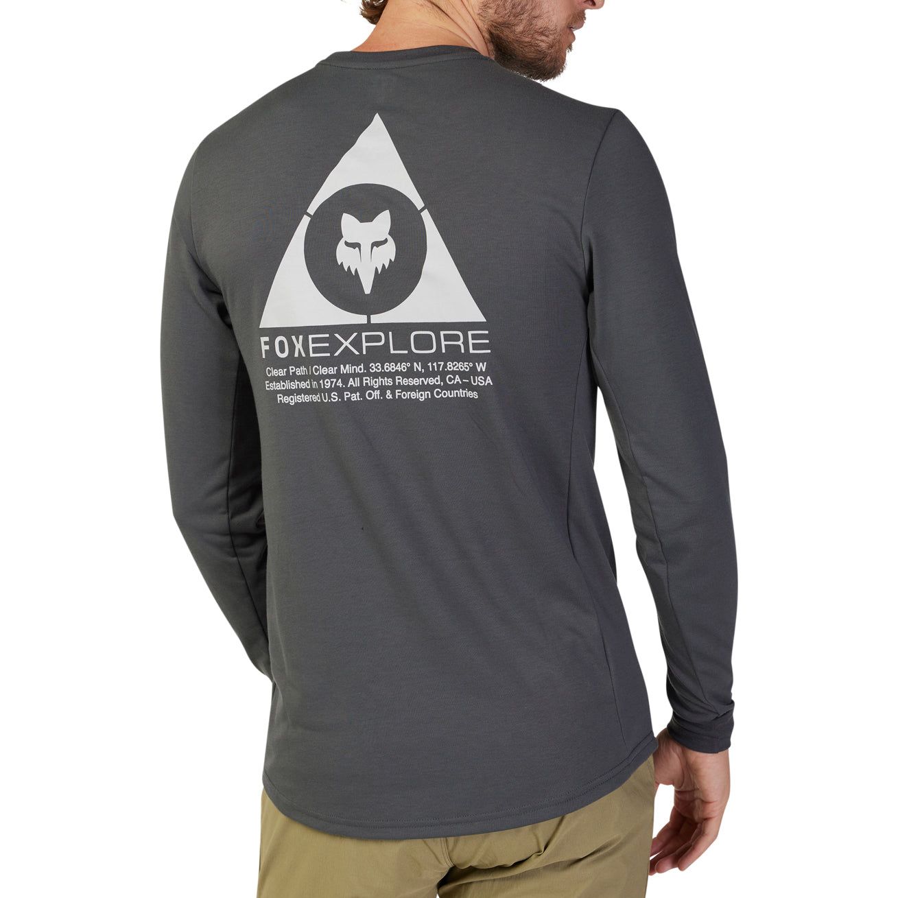 Fox Ranger Tred Drirelease Long Sleeve Back View