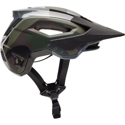 Fox Speedframe Pro Camo MTB Cycling Helmet - Green