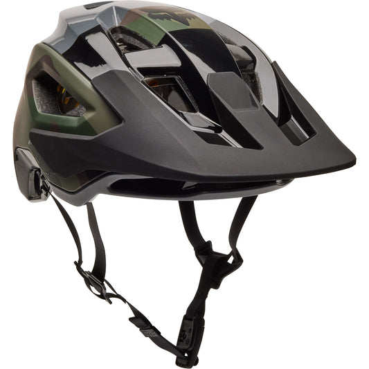 Fox Speedframe Pro Camo MTB Cycling Helmet - Green
