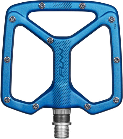 Funn Python 2 Alloy Flat Pedals Long Pins - Blue