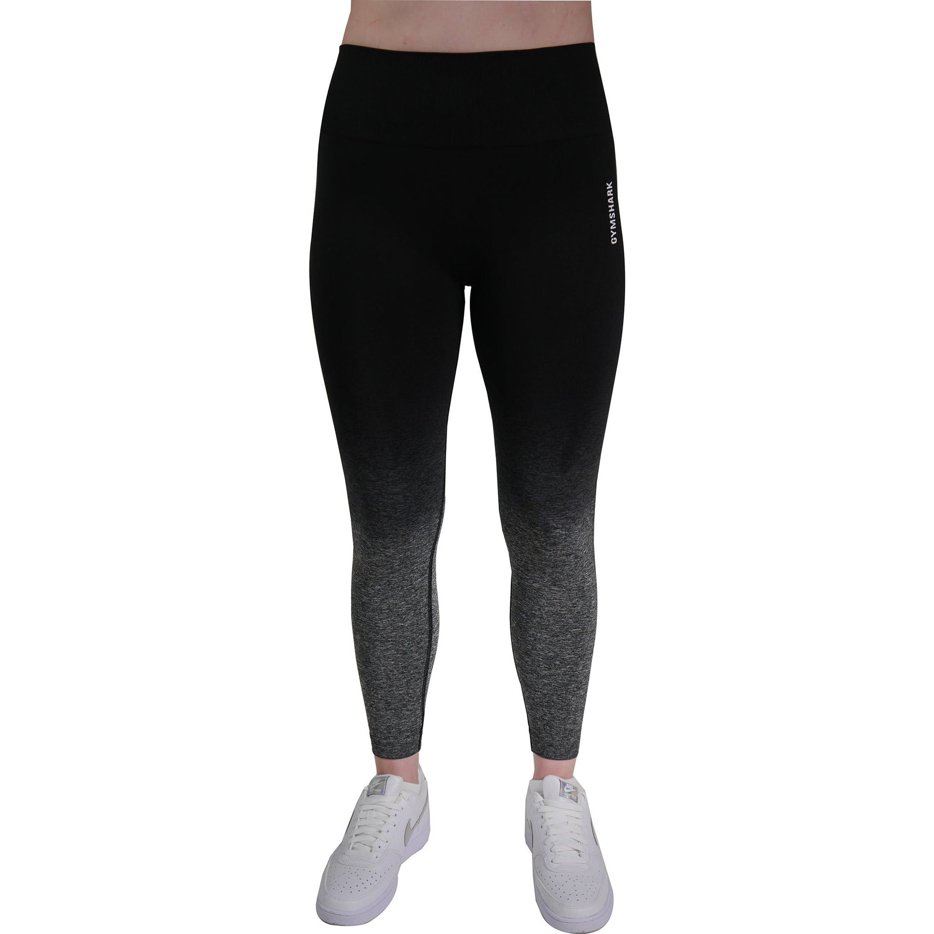 Gymshark Adapt Ombre Seamless Womens Long Training Tights Black
