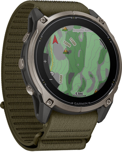 Garmin Enduro 4 Ultraperformance GPS Multisport Watch - Green