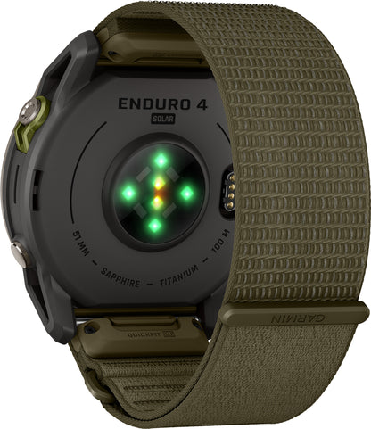 Garmin Enduro 4 Ultraperformance GPS Multisport Watch - Green