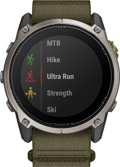 Garmin Enduro 4 Ultraperformance GPS Multisport Watch - Green