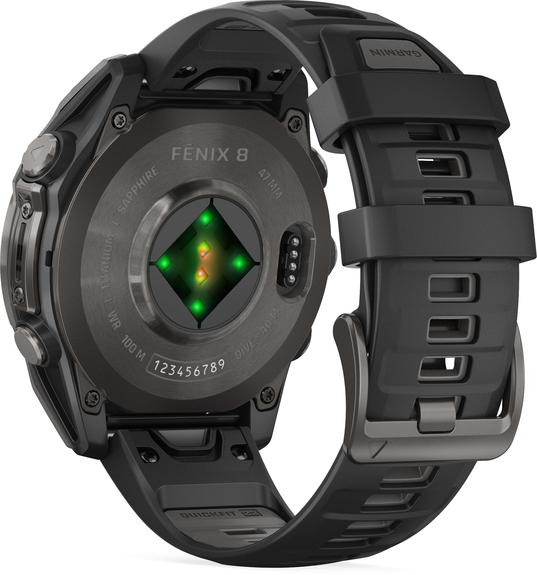 Garmin Fenix 8 AMOLED Sapphire 47mm HRM With GPS Multisport Watch