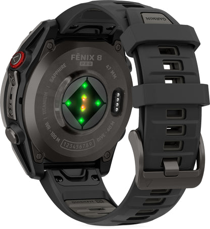 Garmin Fenix 8 Pro AMOLED Sapphire 47mm HRM With GPS Multisport Watch - Black