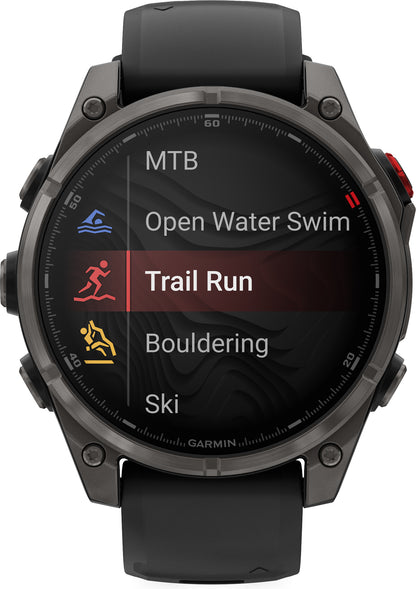 Garmin Fenix 8 Pro AMOLED Sapphire 47mm HRM With GPS Multisport Watch - Black