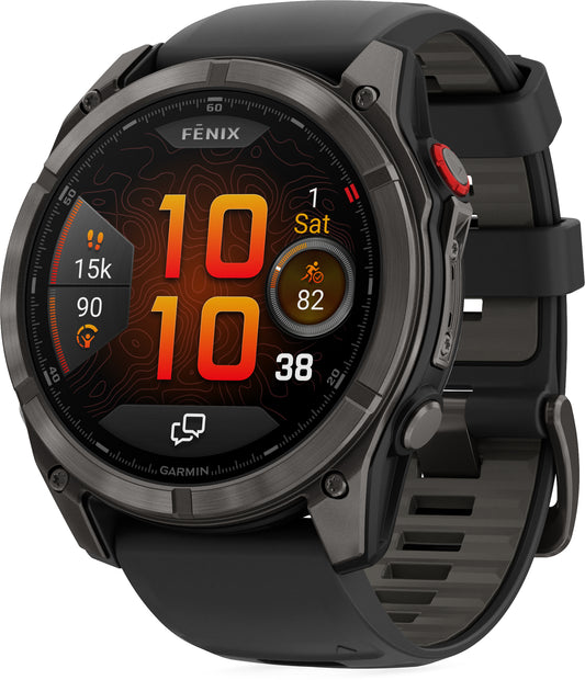 Garmin Fenix 8 Pro AMOLED Sapphire 51mm HRM With GPS Multisport Watch - Black