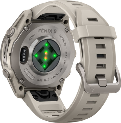Garmin Fenix 9 43mm Multisport Watch - Grey