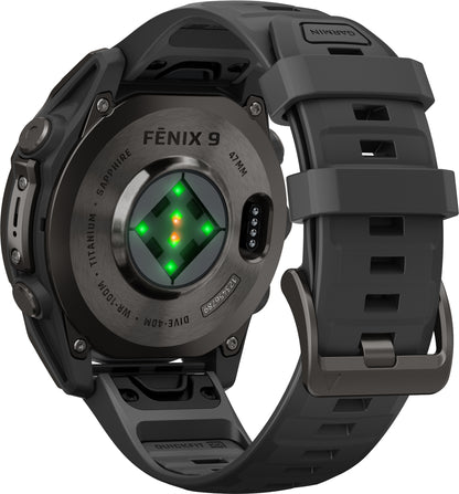 Garmin Fenix 9 47mm Multisport Watch - Black
