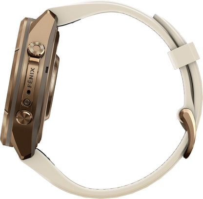 Garmin Fenix 9 Pro 43mm Multisport Watch - Cream