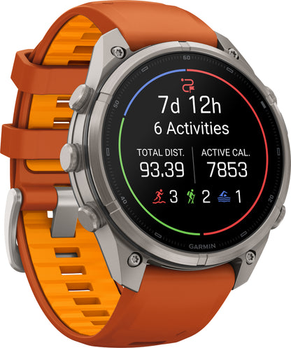 Garmin Fenix 9 Pro inReach 47mm Multisport Watch - Orange