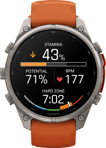 Garmin Fenix 9 Pro inReach 51mm Multisport Watch - Orange