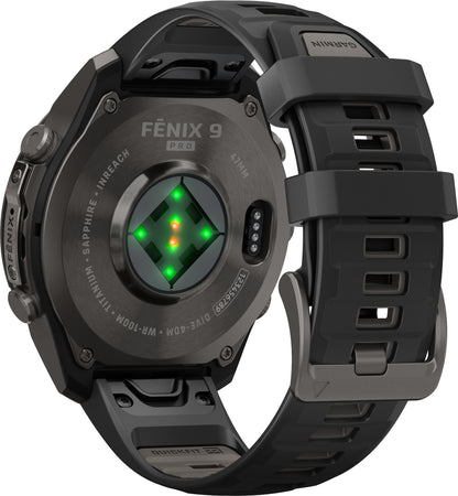 Garmin Fenix 9 Pro inReach 47mm Multisport Watch - Black