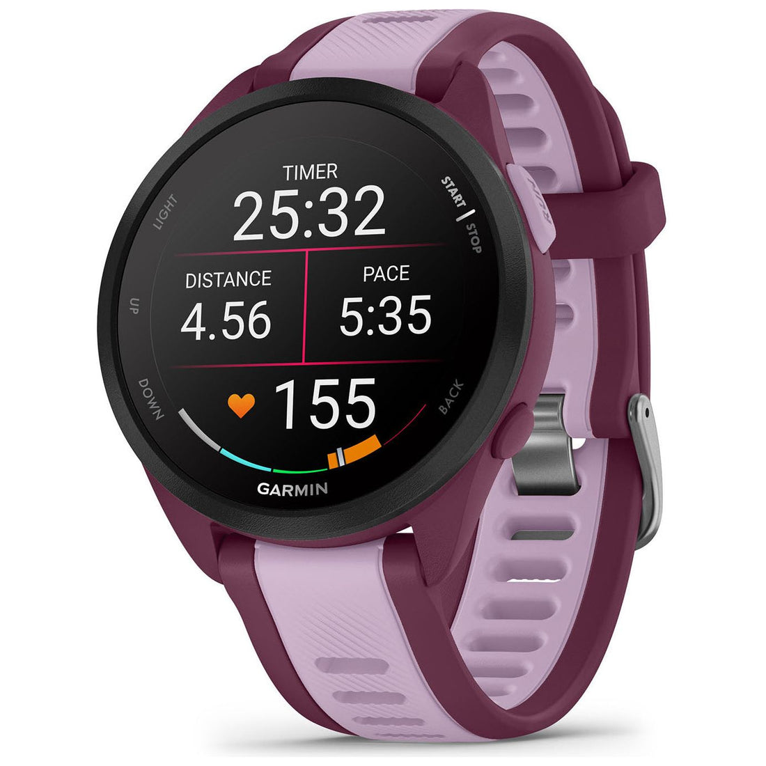 Garmin Forerunner 165 Music HRM With GPS Watch - Pink – Start Fitness
