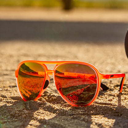 Goodr Captain Blunt's Red Eye Running Sunglasses