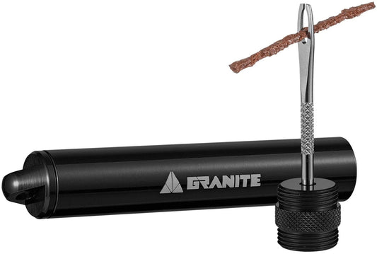 Granite Suture Tyre Plug Kit Tubeless Tyre Repair - Black