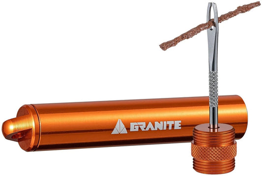 Granite Suture Tyre Plug Kit Tubeless Tyre Repair - Orange