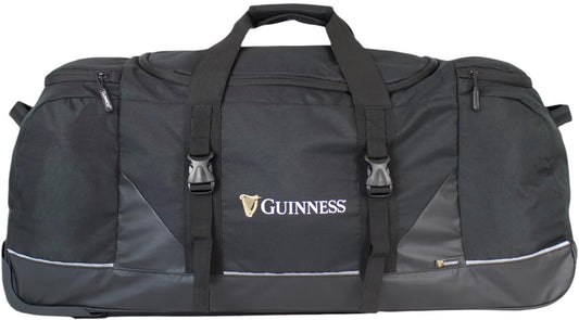 Guinness Large Wheeled Travel Holdall - Black