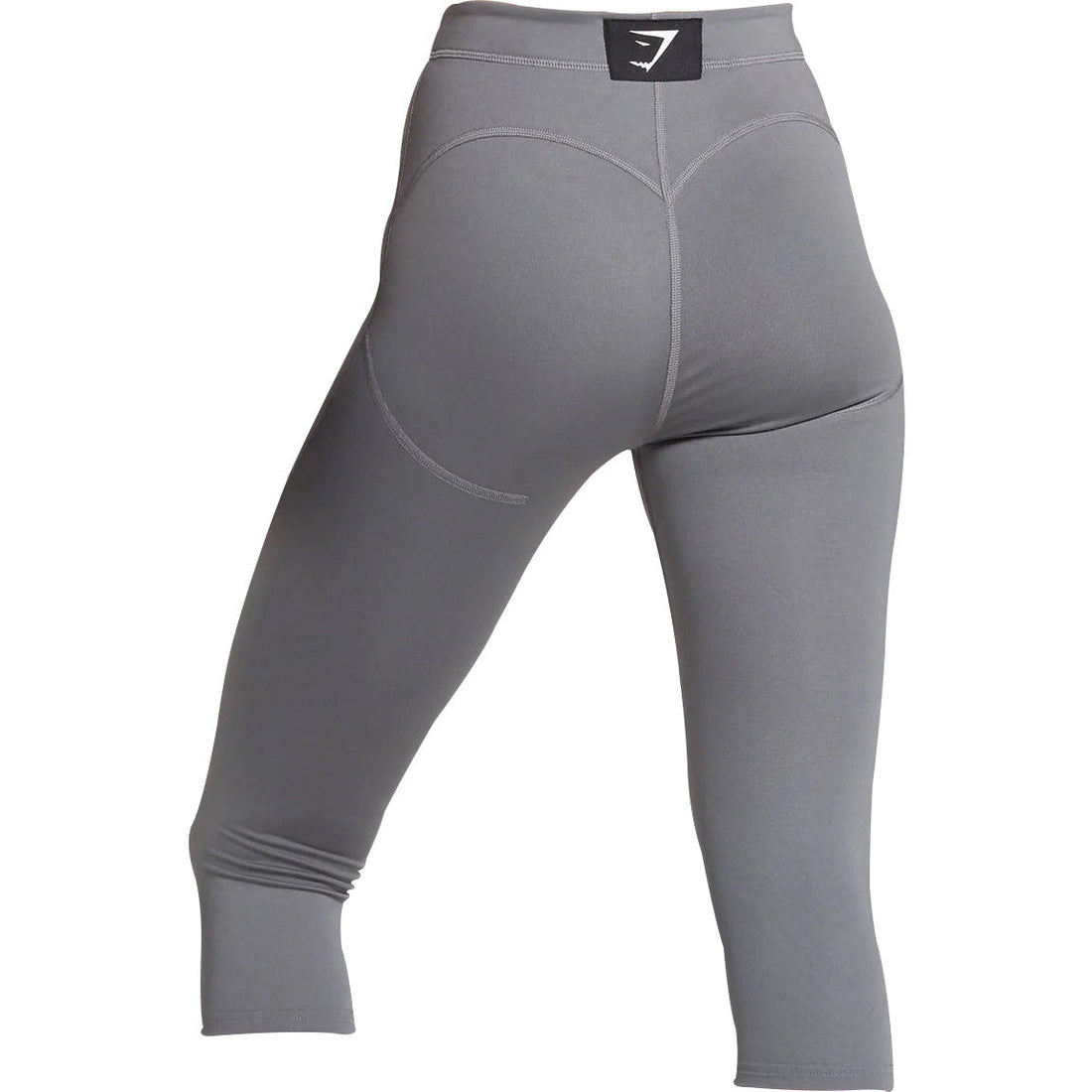 Gymshark Combat Womens Cropped Training Tights Grey Start Fitness