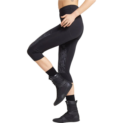 Gymshark Combat Womens Cropped Training Tights - Black