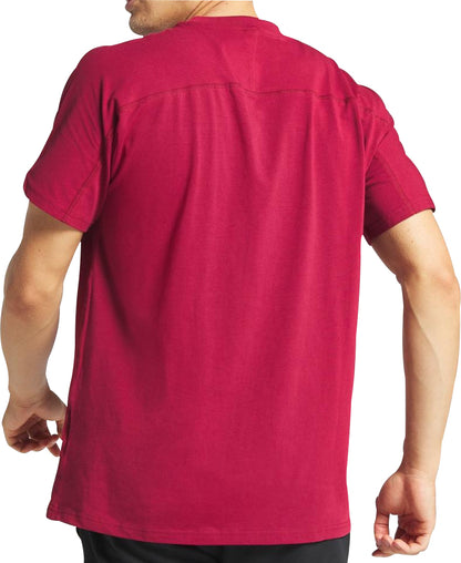 Gymshark Compound Short Sleeve Mens Training Top - Red