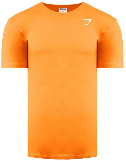 Gymshark Critical Slim Short Sleeve Mens Training Top - Orange