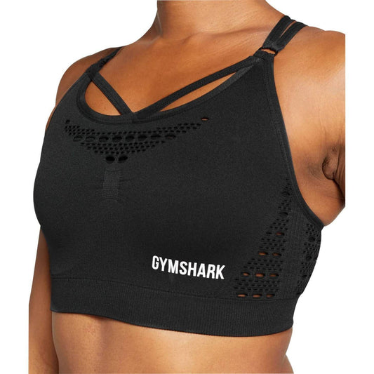 Gymshark Energy Seamless Womens Sports Bra - Black
