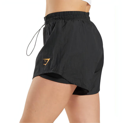 Gymshark Pulse 2 In 1 Womens Training Shorts - Black