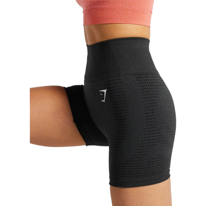 Gymshark Vital Seamless 2.0 Womens Short Training Tights - Black