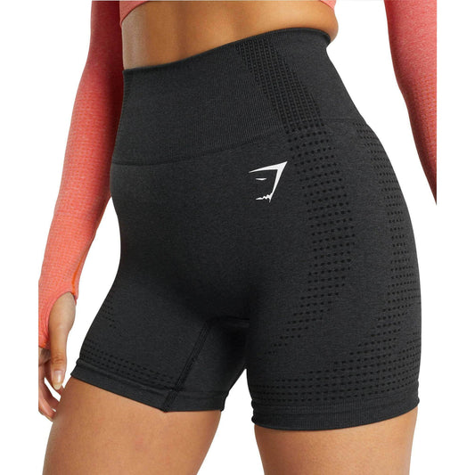Gymshark Vital Seamless 2.0 Womens Short Training Tights - Black