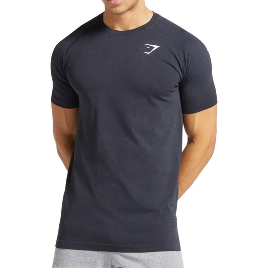 Gymshark Vital Seamless Short Sleeve Mens Training Top - Black