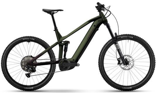 Haibike ALLMTN 6 Electric Full Suspension Mountain Bike 2026 - Swamp