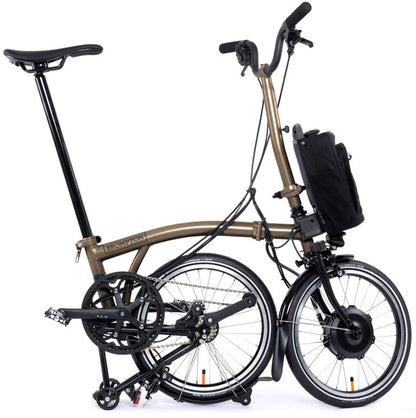 Brompton Electric P Line M 12-speed Folding Bike - Bronze Sky