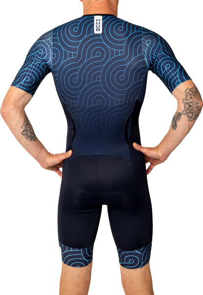 HUUB First Principles Club Mens Tri Suit - Blue