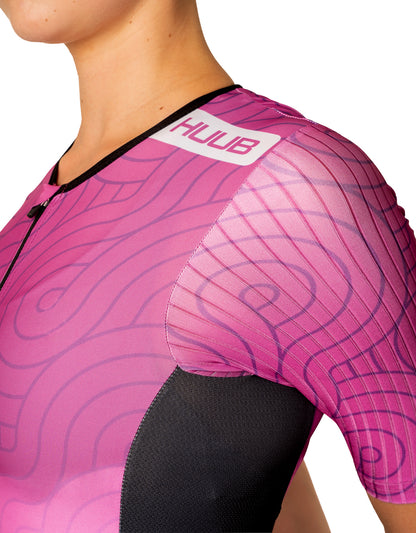 HUUB First Principles Club Womens Tri Suit - Pink