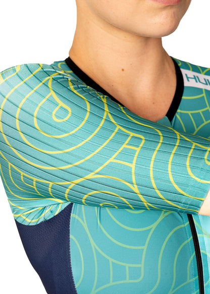 HUUB First Principles Club Womens Tri Suit - Green