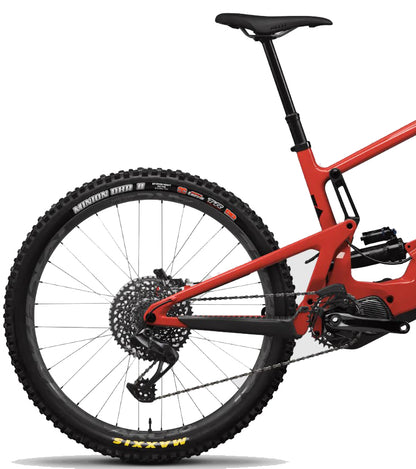 Santa Cruz Heckler 9 C S MX Electric Full Suspension Mountain Bike 2024 - Gloss Heirloom Red